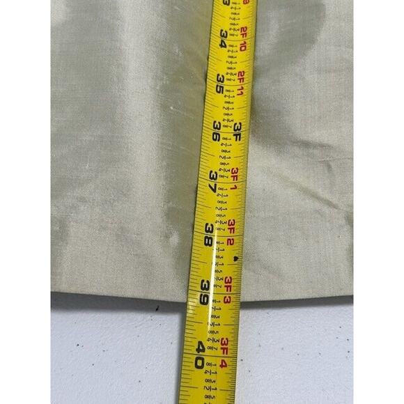 Jenny Yoo Collection Silk Dress Cocktail Fit & Flare Sleeveless V-Neck Green 8 - Picture 9 of 16